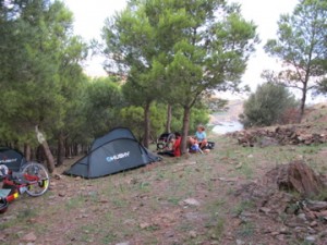 Camping près de la frontière espagnole